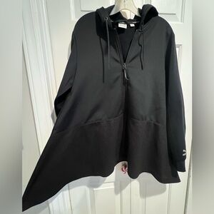 PUMA🖤Hooded Jacket, Full Zipper, Bottom of Bodice is Mesh, Oversized, Pockets